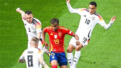 نتيجة مباراة إسبانيا وألمانيا في ربع نهائي يورو 2024.. التعادل السلبي يحسم الشوط الأول