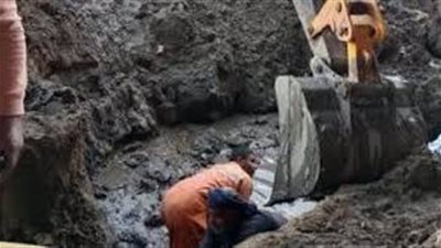 ضعف وانقطاع المياه في عدة مناطق بالأقصر بسبب كسر خط مياه العضايمة