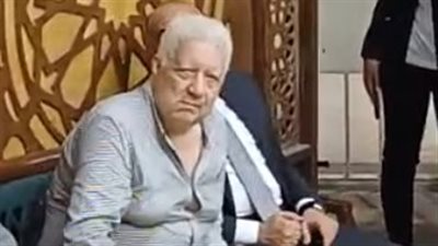 مرتضى منصور يصل عزاء اللاعب أحمد رفعت في مسجد الحامدية الشاذلية | بث مباشر 