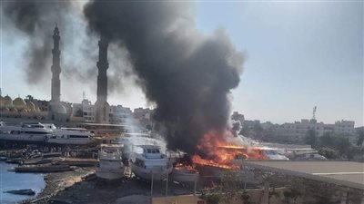 بسبب حريق ورش صيانة اللنشات البحرية.. الثروة السمكية بالبحر الأحمر تلغي مزادًا داخل ورش الغردقة