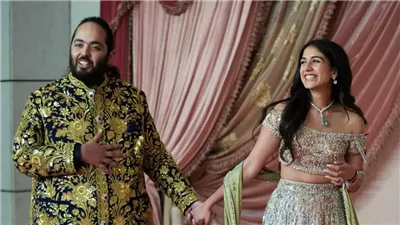 بحضور عدد كبير من النجوم.. تفاصيل حفل زفاف ابن أغنى رجل في آسيا 