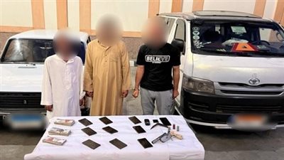 سقوط 7 لصوص في حملات أمنية بـ3 محافظات