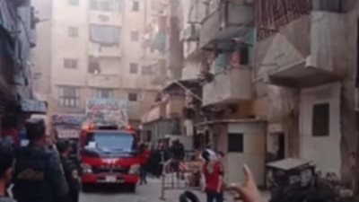 خسائر طفيفة إثر حريق بكنيسة الملاك ميخائيل والأنبا كاراس بالإسكندرية