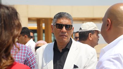 محافظ الجيزة يتابع أعمال التطوير بمنطقة أهرامات الجيزة والمنطقة الأثرية