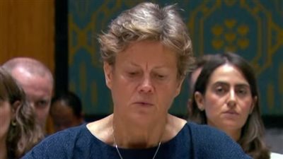 مندوبة بريطانيا بمجلس الأمن: يجب العمل على إقامة دولة فلسطينية ذات سيادة 