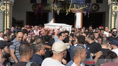 تحققت وصيته.. لقطات من جنازة تامر ضيائي بحضور أشرف زكي ونجوم الفن