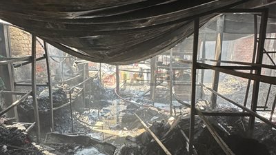 التحريات الأولية تكشف أسباب حريق مخزن خردة بشبرا الخيمة ووفاة شخص