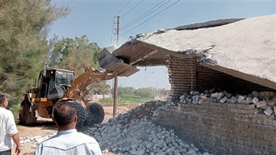 إزالة 26 حالة تعدٍ بإجمالي مساحة 10663 مترا بـ 10 مراكز بالبحيرة