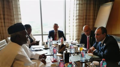 وزير الخارجية يلتقي نظيره النيجيري على هامش الاجتماع التنسيقي السادس للاتحاد الإفريقي والتجمعات الاقتصادية الإقليمية