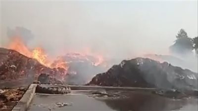 خسائر بالملايين.. السيطرة على حريق نشب في شونة كتان بالغربية 