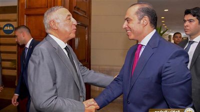 وزير الشئون النيابية والقانونية يلتقي رئيس المحكمة الدستورية العليا