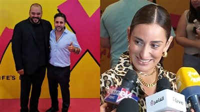 هشام ماجد وأمينة خليل ومحمد ممدوح يحتفلون بالعرض الخاص لفيلم إكس مراتي