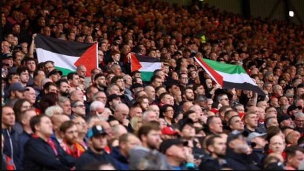 علم فلسطين في المدرجات