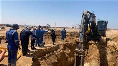 بسبب كسر خط الكريمات.. توقف ضخ المياه بمدينتي الغردقة ورأس غارب والشركة تناشد بترشيد المياه
