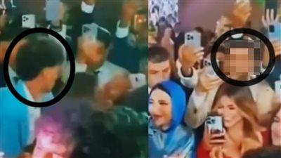 افتكره بيصور مراته.. إمام عاشور يعتدي على أحد المعازيم في حفل زفاف مروان عطية