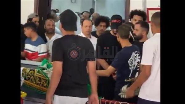 باهر المحمدي في جنازة