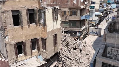 انهيار منزل قديم بالدقهلية 