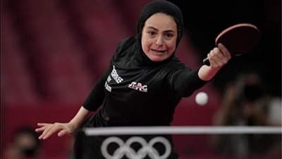 دينا مشرف تتأهل لدور الـ 32 في منافسات تنس الطاولة فردي سيدات بـ أولمبياد باريس