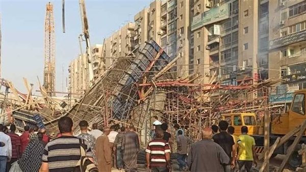  انهيار سقالة بكمبوند