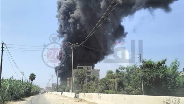 حريق بالمنوفية 