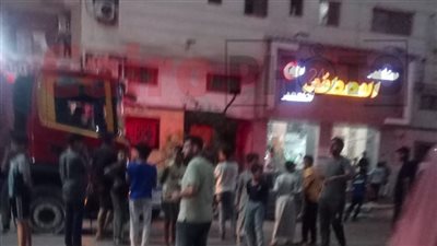 السيطرة على حريق مخزن للأدوات الكهربائية في الفيوم 