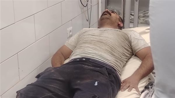 إصابة عامل خلال ذهابه