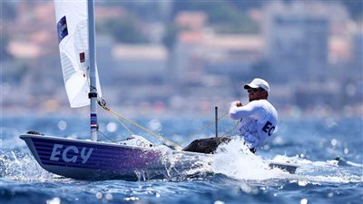 خلود منسي وعلي بدوي يحتلان المركز الـ 41 في منافسات الشراع الفردي بأولمبياد باريس 2024