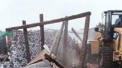 إزالة 14 حالة تعد على أملاك الدولة والزراعات في الشرقية