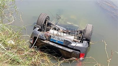 سقط في الترعة.. مصرع شاب إثر انقلاب سيارة ملاكي بالطريق الزراعي بالمنيا
