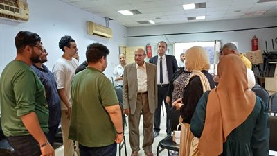 نائب رئيس هيئة قصور الثقافة يتفقد عدة مواقع ثقافية في الفيوم 
