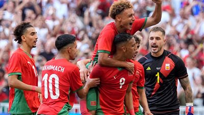 نتيجة مباراة إسبانيا والمغرب في أولمبياد باريس 2024.. تقدم أسود الأطلس في الشوط الأول 