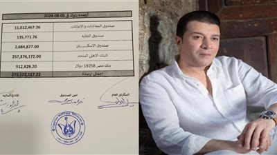  272 مليون جنيه.. مصطفى كامل يعلن إيرادات نقابة المهن الموسيقية