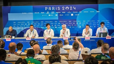 الاتحاد الدولي لـ التايكوندو يعقد مؤتمرًا صحفيًا بحضور ممثل مصر قبل انطلاق منافسات اللعبة بالأولمبياد