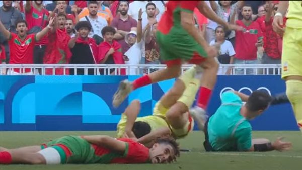 إصابة حكم مباراة