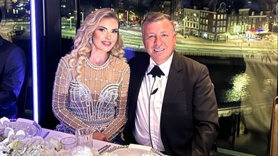 خطوبة رجل الأعمال السوري باسل سماقية مالك شركة قطونيل