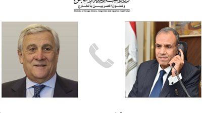 وزير الخارجية يبحث مع نظيره الإيطالي التعاون بين البلدين وجهود احتواء التصعيد الإقليمي