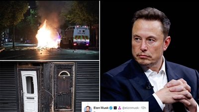 حرض على حرب أهلية.. إيلون ماسك يهاجم الحكومة البريطانية ولندن ترد
