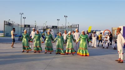 فرقتا أسوان والحرية تقدمان الفلكلور النوبي والسكندري بمهرجان العلمين