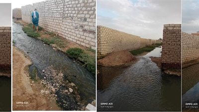 شكوى بتسرب مياه الصرف الصحي أمام قرية طوبيا بقنا.. وتدخل عاجل من المحافظ 