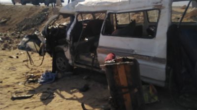  ننشر أسماء ضحايا حادث انقلاب ميكروباص على صحراوي قنا
