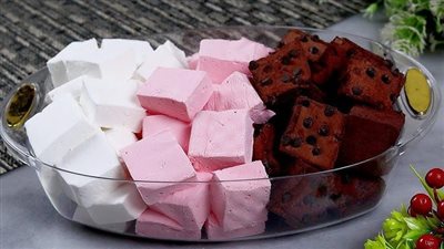 طريقة عمل المارشميلو فاطمة أبو حاتي.. فرحي ولادك بمكونين فقط 