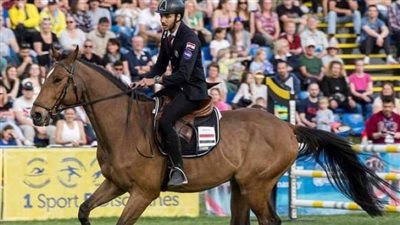 بعد السقوط من فوق حصانه.. استبعاد مهند شعبان من منافسات الفروسية في أولمبياد باريس 