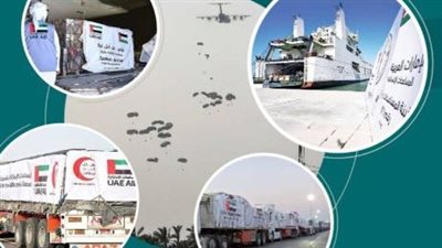 بالأرقام.. تعرف على جهود الإمارات الإنسانية في قطاع غزة