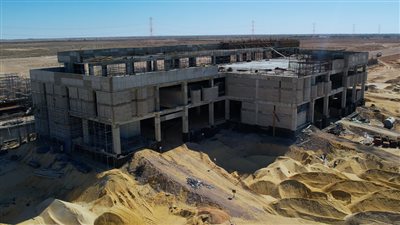 هيئة الأنفاق تعلن تقدم نسب الأعمال بمحطة الضبعة للقطار السريع