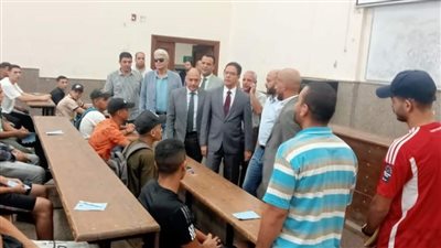 استقبال 3500 طالب لأداء اختبارات القدرات بكلية التربية الرياضية ببنها