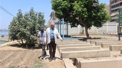 إزالة التعديات على حرم نهر النيل ببنها استعدادًا لإنشاء المرحلة الأخيرة من ممشى أهل مصر 