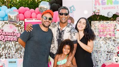 بحضور زينة ورزان جمال.. محمد رمضان يحتفل بعيد ميلاد ابنته كنز