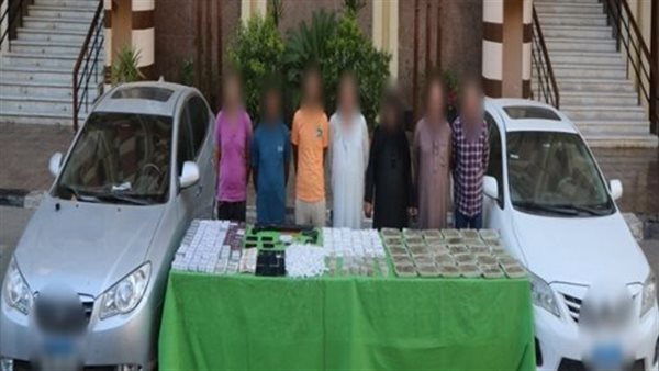 المواد المخدرة المضبوطة