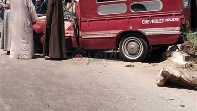 مصرع شخص وإصابة 4 آخرين في حادث تصادم بالفيوم