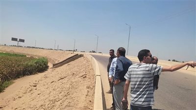 بعد نشر القاهرة 24.. لجنة هندسية لمعاينة الطريق الإقليمي بالمنوفية